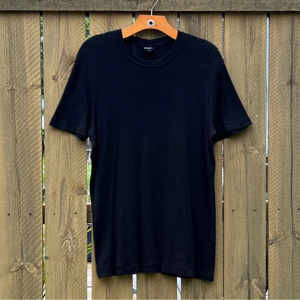 2(X)IST Classic Black Pima Cotton Slim Fit Tee Men’s Large